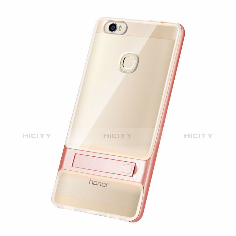 Funda Bumper Silicona y Plastico Mate Carcasa con Soporte para Huawei Honor Note 8