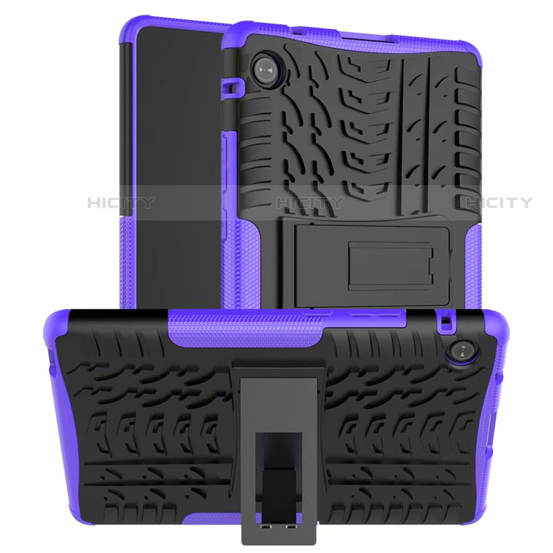 Funda Bumper Silicona y Plastico Mate Carcasa con Soporte para Huawei MatePad T 8