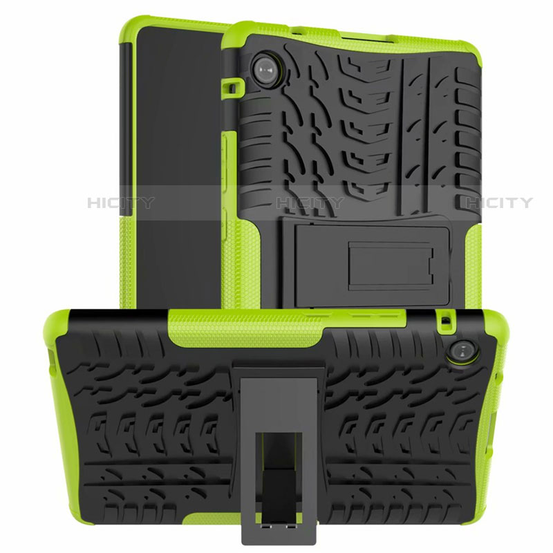 Funda Bumper Silicona y Plastico Mate Carcasa con Soporte para Huawei MatePad T 8