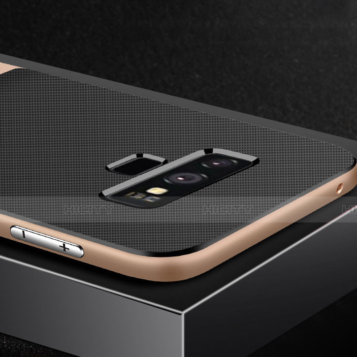 Funda Bumper Silicona y Plastico Mate Carcasa con Soporte para Samsung Galaxy Note 9