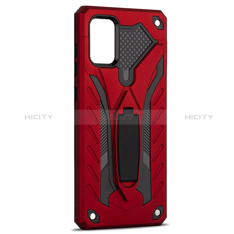 Funda Bumper Silicona y Plastico Mate Carcasa con Soporte YF2 para Samsung Galaxy M40S