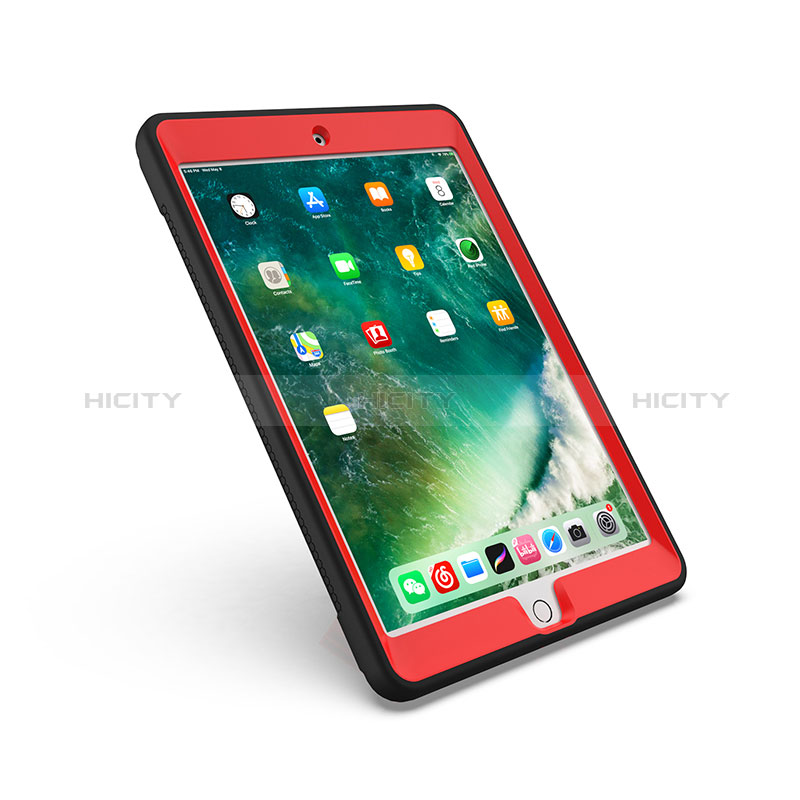 Funda Bumper Silicona y Plastico Mate Carcasa con Soporte YJ1 para Apple iPad 10.2 (2021)
