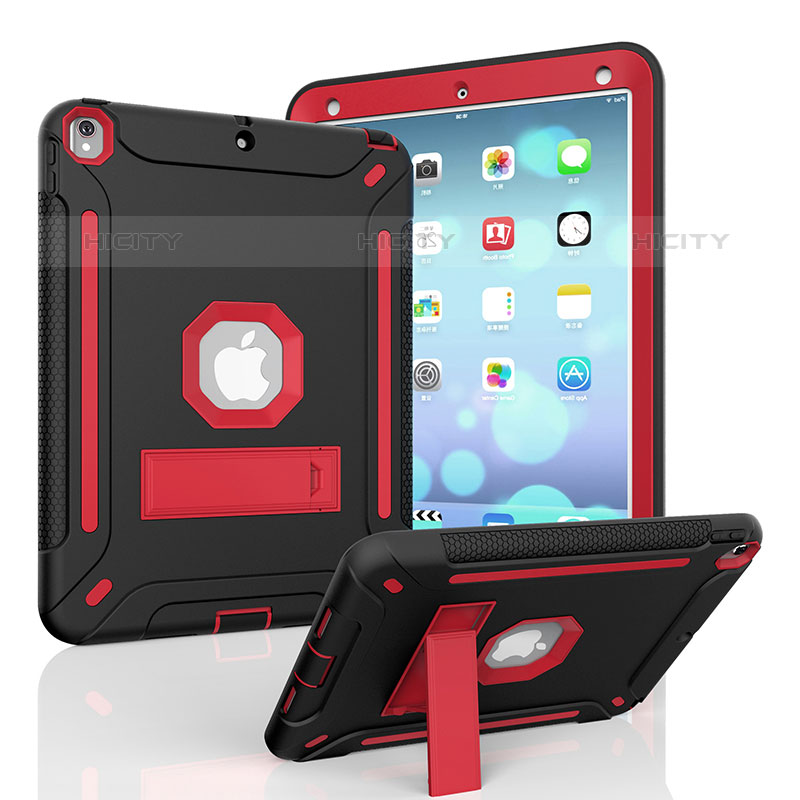 Funda Bumper Silicona y Plastico Mate Carcasa con Soporte YJ1 para Apple iPad Air 3