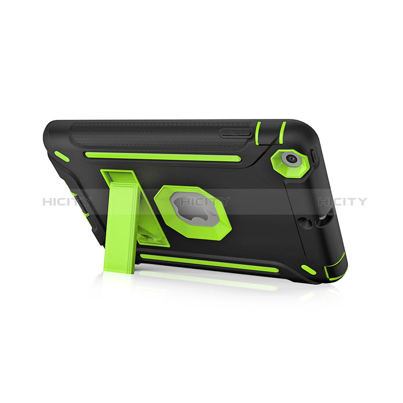 Funda Bumper Silicona y Plastico Mate Carcasa con Soporte YJ2 para Apple iPad Mini 2