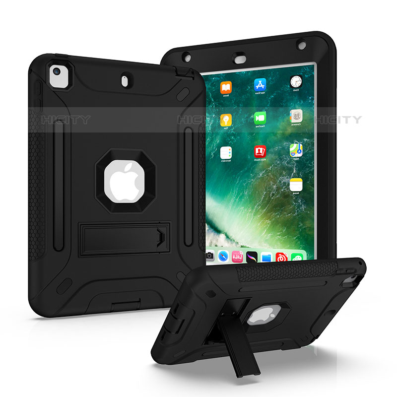 Funda Bumper Silicona y Plastico Mate Carcasa con Soporte YJ2 para Apple iPad Mini 4