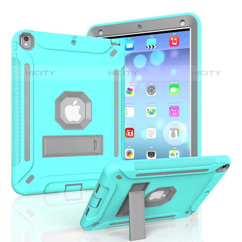 Funda Bumper Silicona y Plastico Mate Carcasa con Soporte YJ2 para Apple iPad Pro 10.5