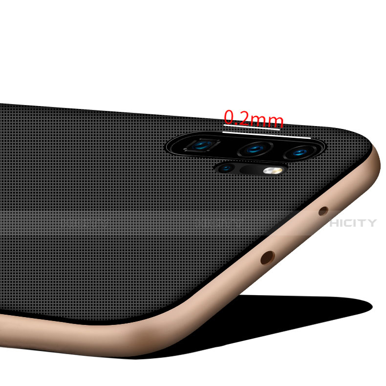 Funda Bumper Silicona y Plastico Mate Carcasa con Soporte Z01 para Huawei P30 Pro New Edition