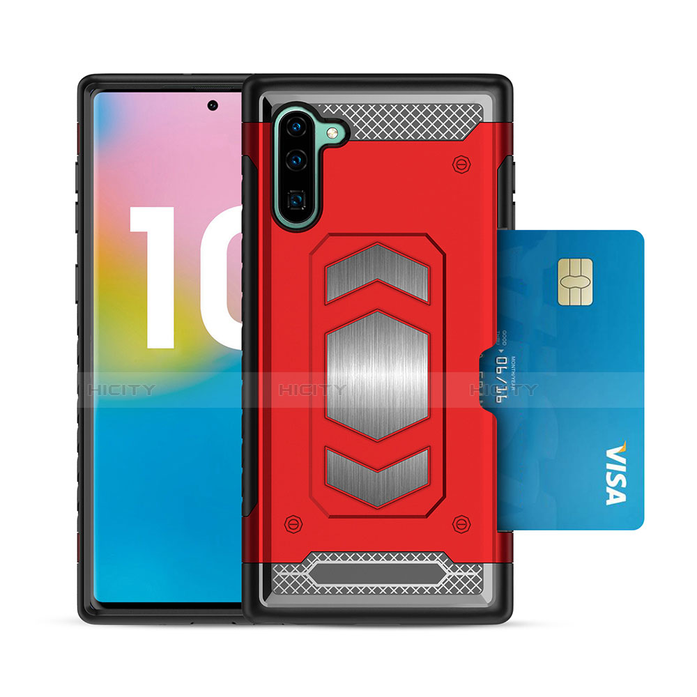 Funda Bumper Silicona y Plastico Mate Carcasa Magnetico para Samsung Galaxy Note 10