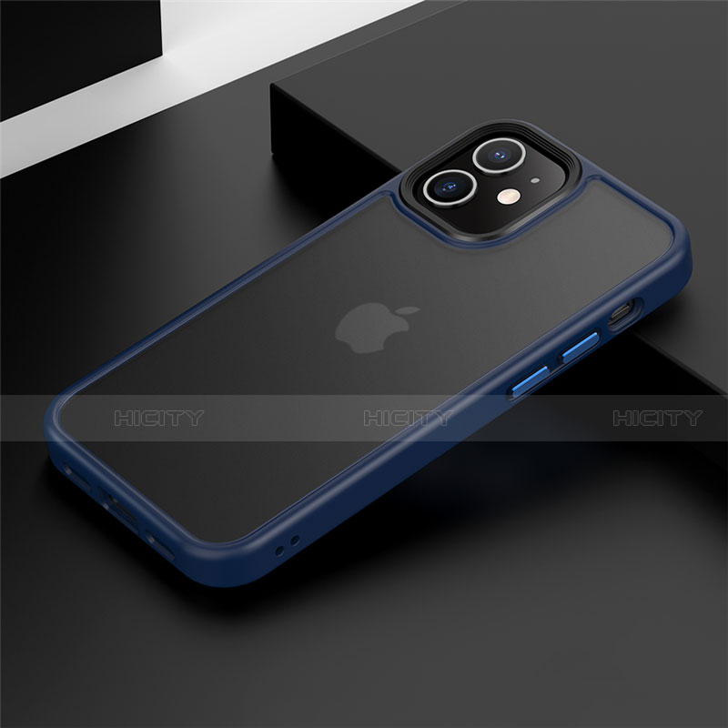 Funda Bumper Silicona y Plastico Mate Carcasa N01 para Apple iPhone 12