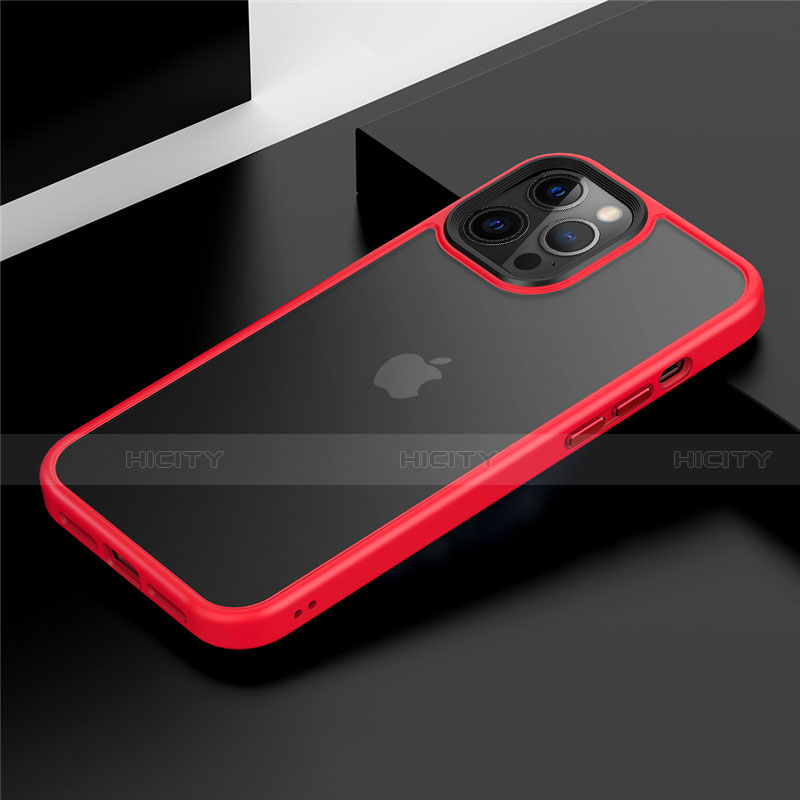 Funda Bumper Silicona y Plastico Mate Carcasa N01 para Apple iPhone 12 Pro Max