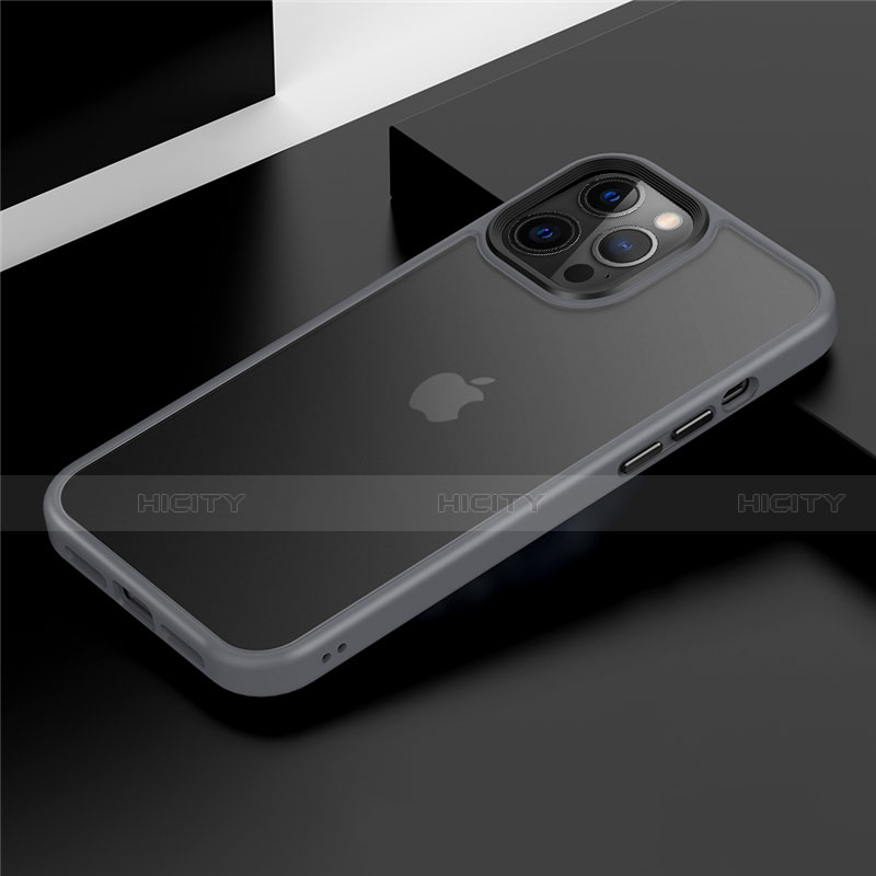 Funda Bumper Silicona y Plastico Mate Carcasa N01 para Apple iPhone 12 Pro Max