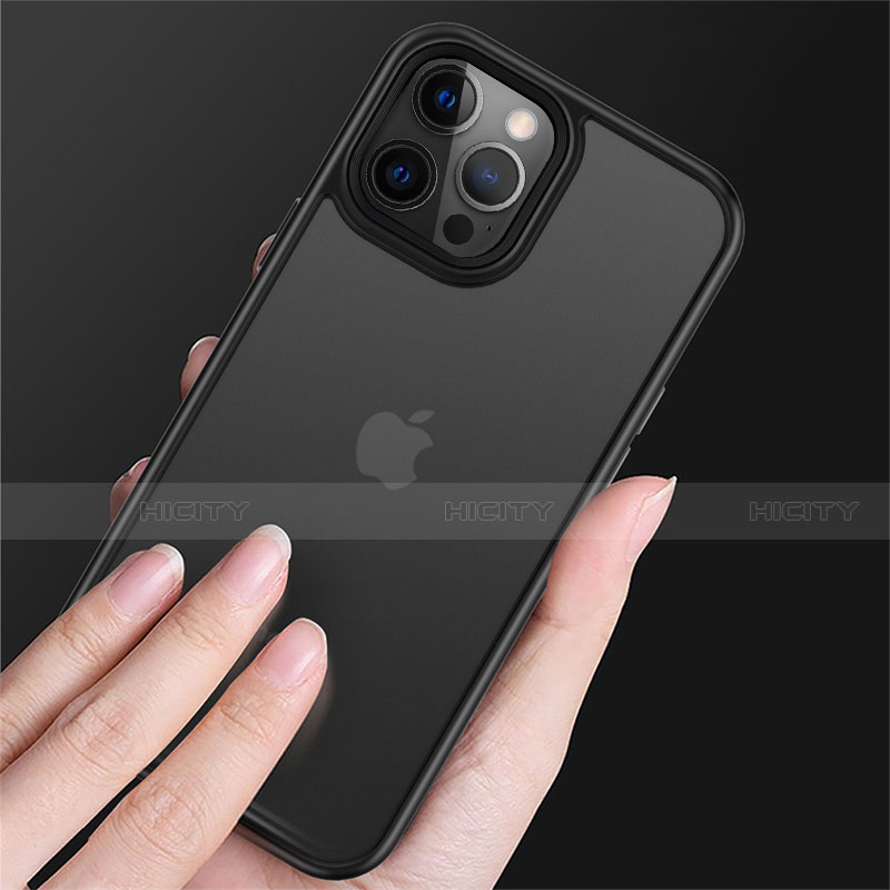 Funda Bumper Silicona y Plastico Mate Carcasa N01 para Apple iPhone 12 Pro Max