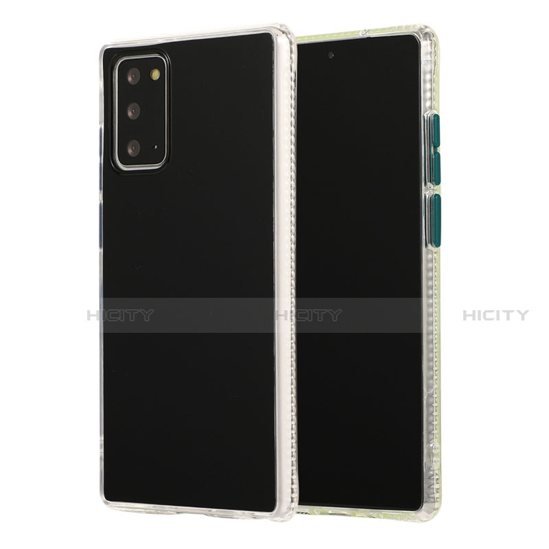 Funda Bumper Silicona y Plastico Mate Carcasa N02 para Samsung Galaxy Note 20 5G Negro
