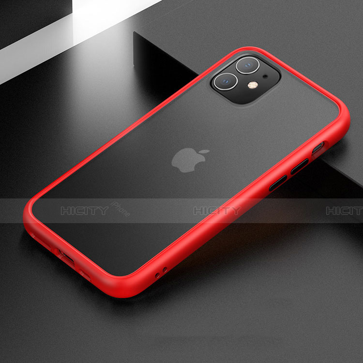 Funda Bumper Silicona y Plastico Mate Carcasa para Apple iPhone 11