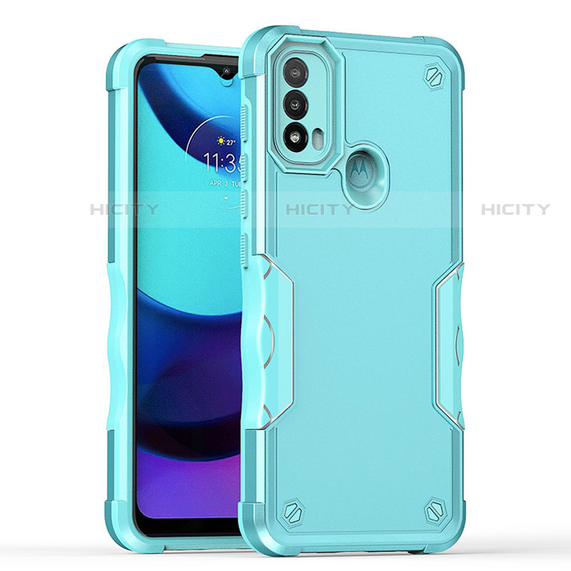 Funda Bumper Silicona y Plastico Mate Carcasa para Motorola Moto E40