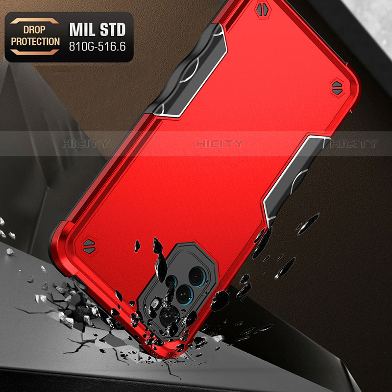 Funda Bumper Silicona y Plastico Mate Carcasa para Motorola Moto G22