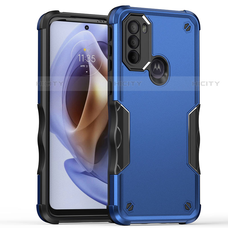 Funda Bumper Silicona y Plastico Mate Carcasa para Motorola Moto G31