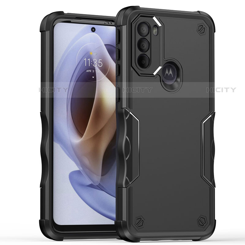 Funda Bumper Silicona y Plastico Mate Carcasa para Motorola Moto G41