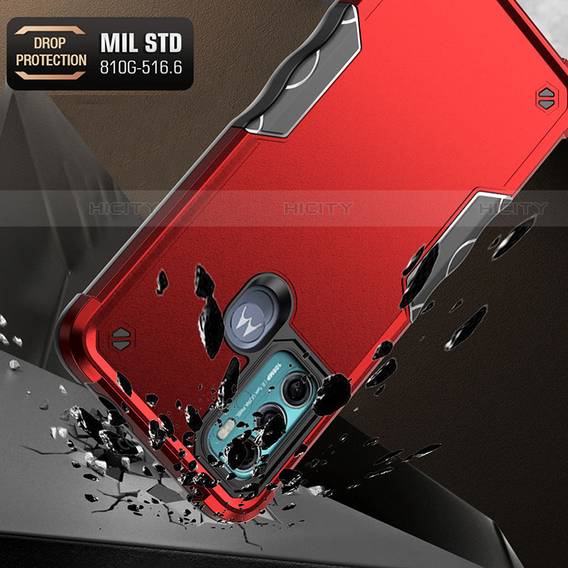 Funda Bumper Silicona y Plastico Mate Carcasa para Motorola Moto G60s