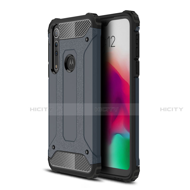 Funda Bumper Silicona y Plastico Mate Carcasa para Motorola Moto G8 Play