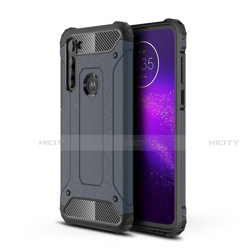 Funda Bumper Silicona y Plastico Mate Carcasa para Motorola Moto G8 Power