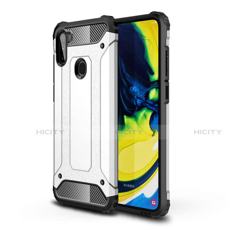 Funda Bumper Silicona y Plastico Mate Carcasa para Samsung Galaxy A11