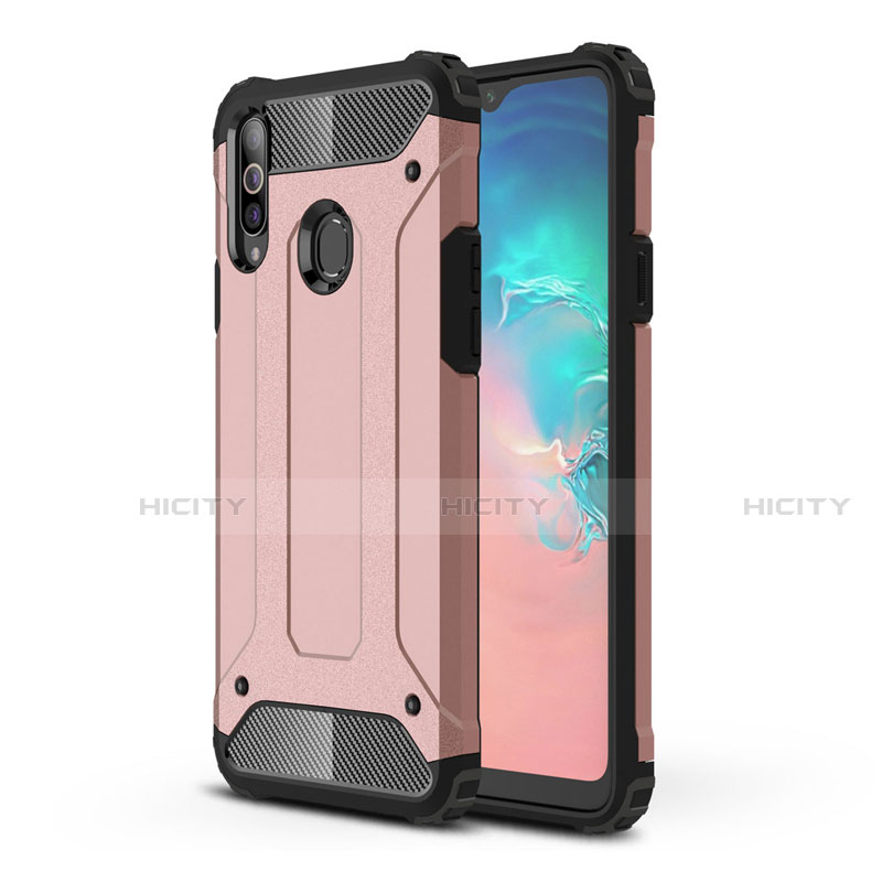 Funda Bumper Silicona y Plastico Mate Carcasa para Samsung Galaxy A20s