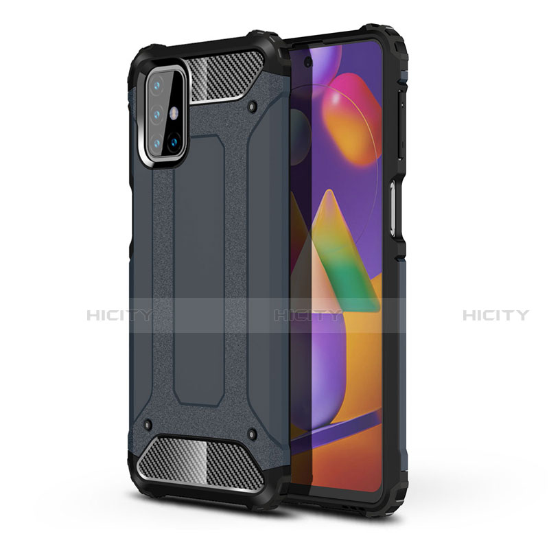 Funda Bumper Silicona y Plastico Mate Carcasa para Samsung Galaxy M31s