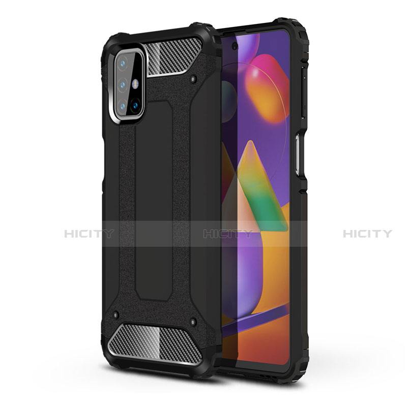 Funda Bumper Silicona y Plastico Mate Carcasa para Samsung Galaxy M31s