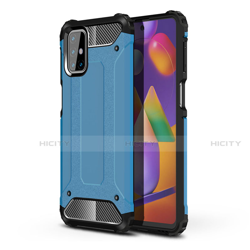 Funda Bumper Silicona y Plastico Mate Carcasa para Samsung Galaxy M31s