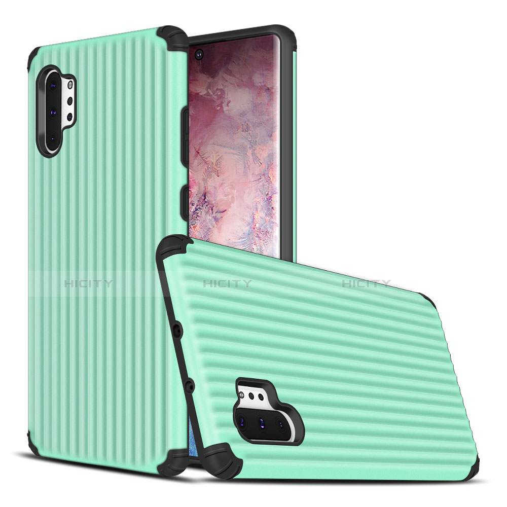 Funda Bumper Silicona y Plastico Mate Carcasa para Samsung Galaxy Note 10 Plus 5G