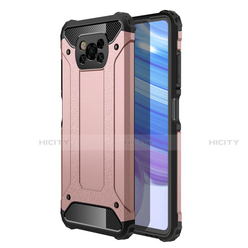 Funda Bumper Silicona y Plastico Mate Carcasa para Xiaomi Poco X3