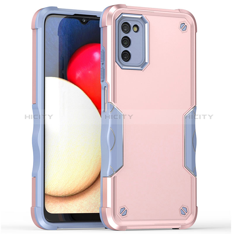 Funda Bumper Silicona y Plastico Mate Carcasa QW1 para Samsung Galaxy A02s