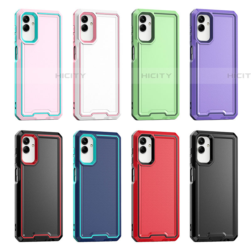 Funda Bumper Silicona y Plastico Mate Carcasa QW1 para Samsung Galaxy A04E