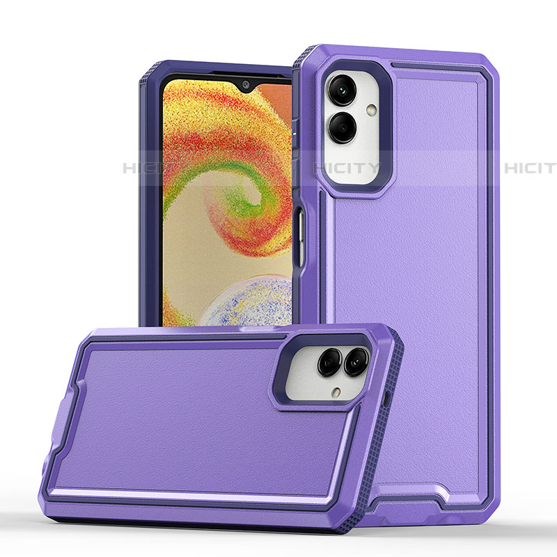 Funda Bumper Silicona y Plastico Mate Carcasa QW1 para Samsung Galaxy A04E