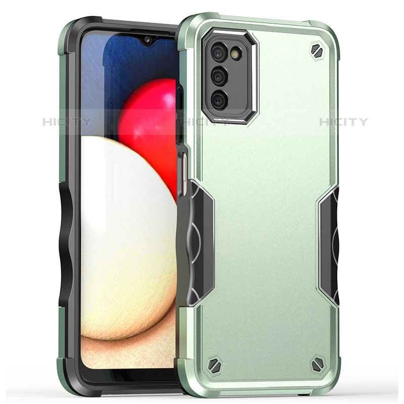 Funda Bumper Silicona y Plastico Mate Carcasa QW1 para Samsung Galaxy M02s