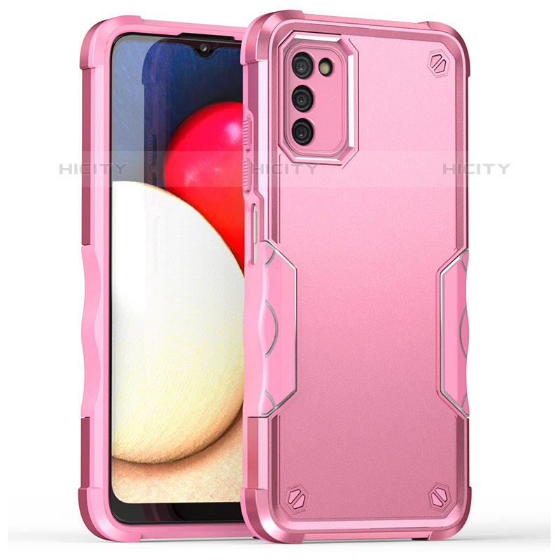 Funda Bumper Silicona y Plastico Mate Carcasa QW1 para Samsung Galaxy M02s