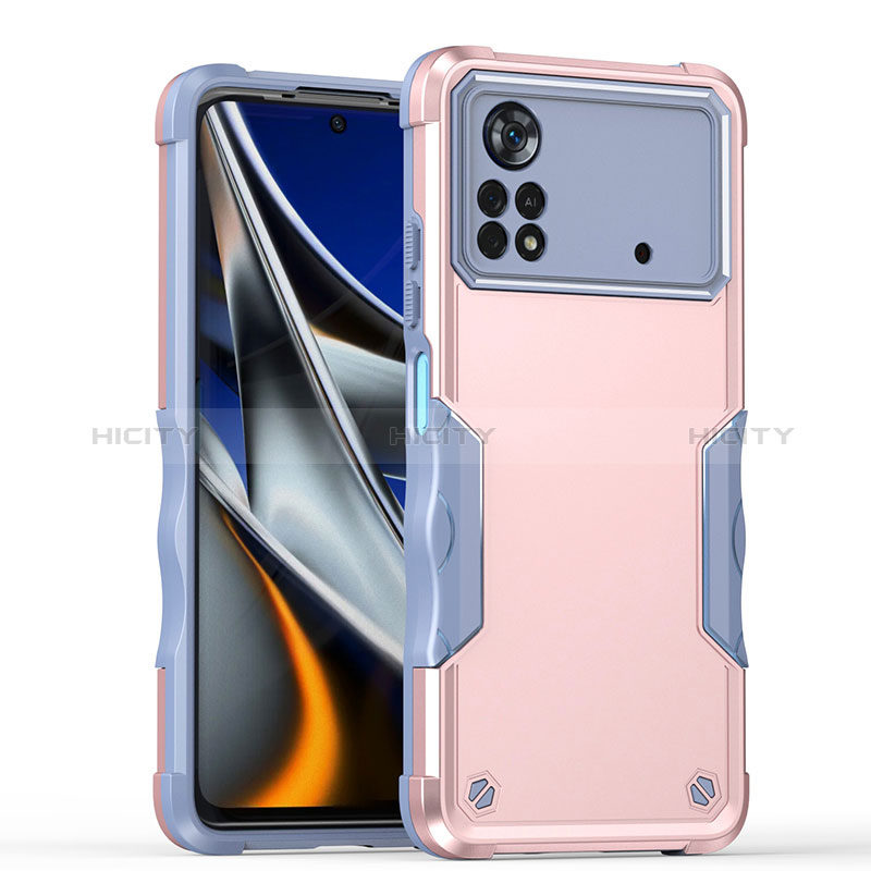 Funda Bumper Silicona y Plastico Mate Carcasa QW1 para Xiaomi Redmi Note 11E Pro 5G