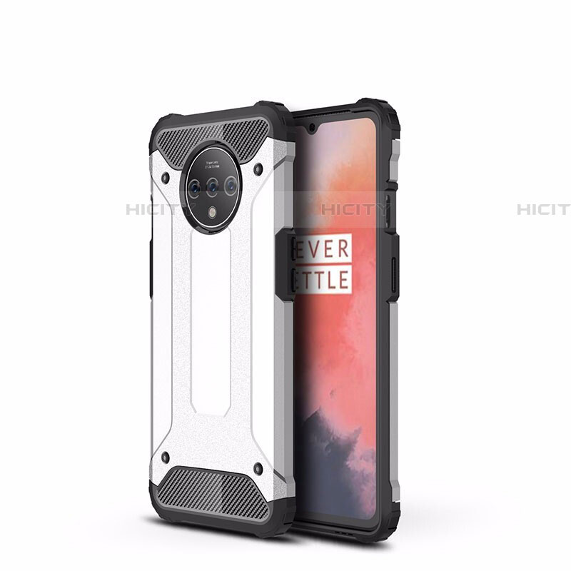 Funda Bumper Silicona y Plastico Mate Carcasa R01 para OnePlus 7T