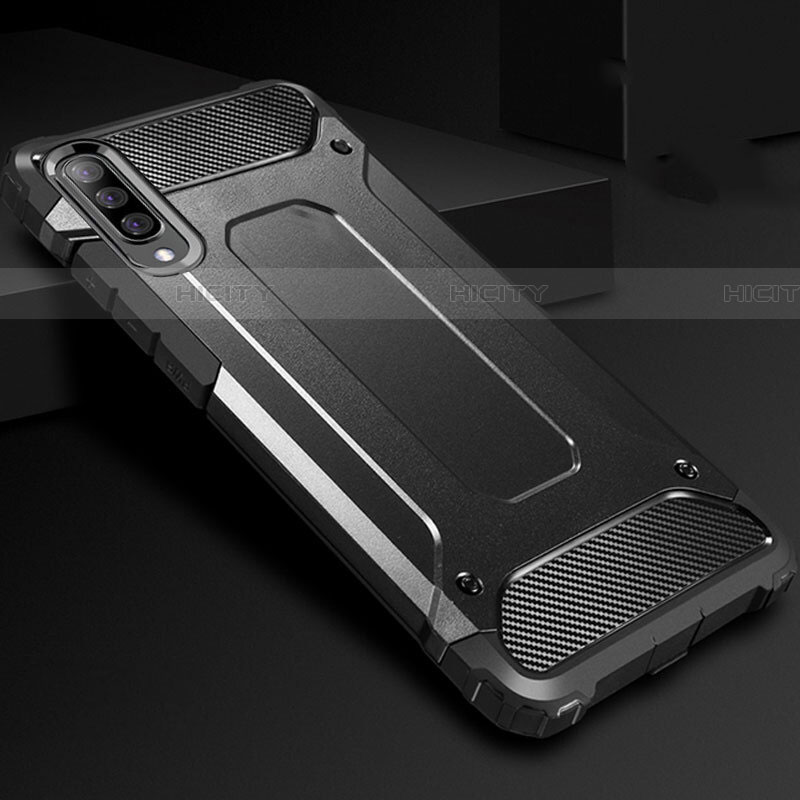 Funda Bumper Silicona y Plastico Mate Carcasa R01 para Samsung Galaxy A70