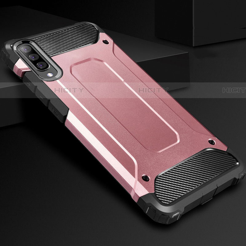 Funda Bumper Silicona y Plastico Mate Carcasa R01 para Samsung Galaxy A70