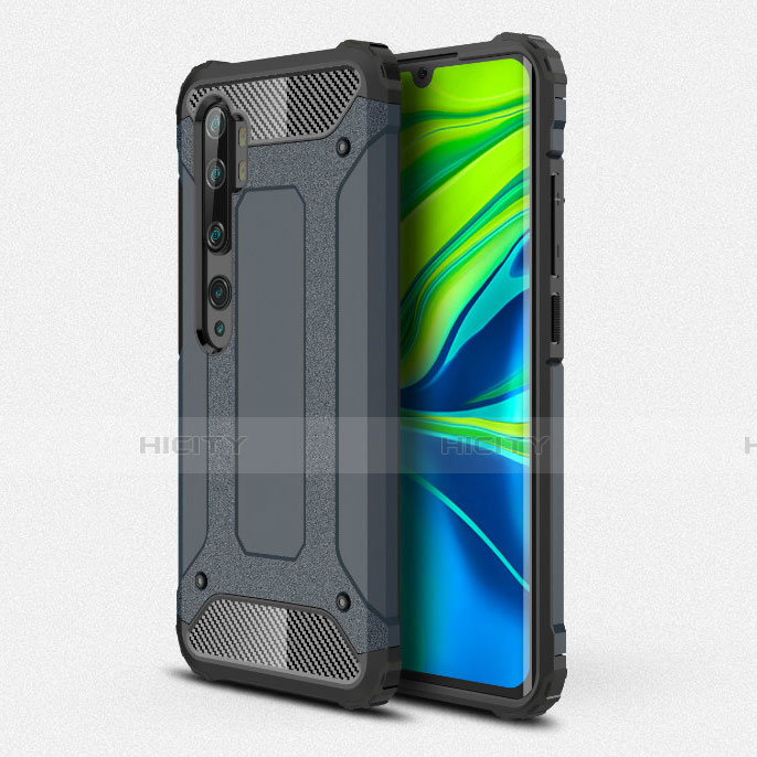 Funda Bumper Silicona y Plastico Mate Carcasa R01 para Xiaomi Mi Note 10