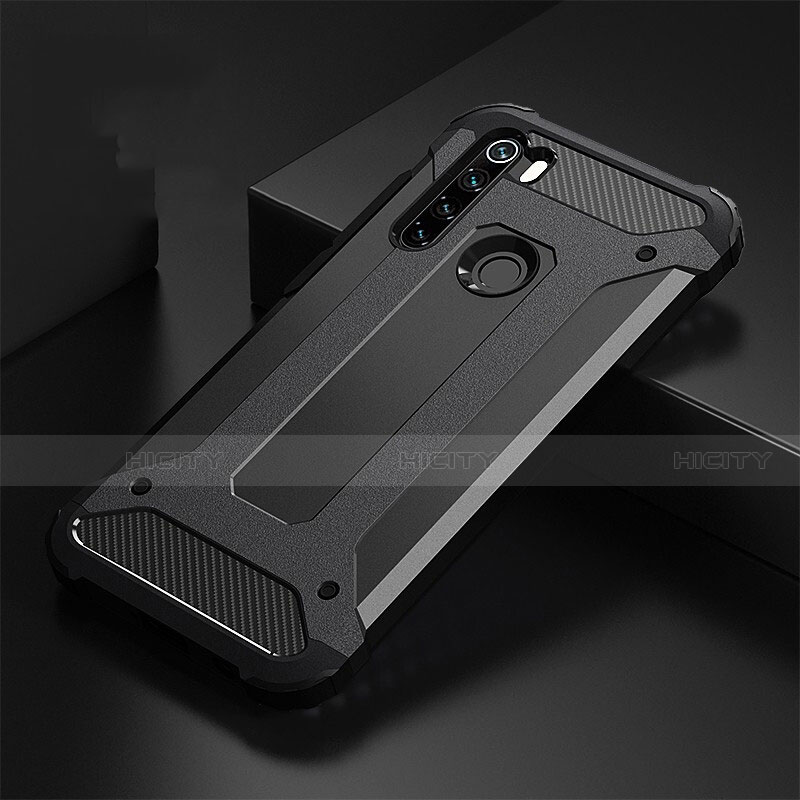 Funda Bumper Silicona y Plastico Mate Carcasa R02 para Xiaomi Redmi Note 8 (2021)