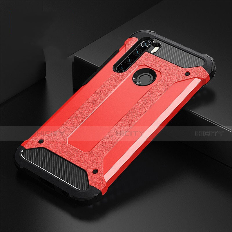 Funda Bumper Silicona y Plastico Mate Carcasa R02 para Xiaomi Redmi Note 8 (2021)