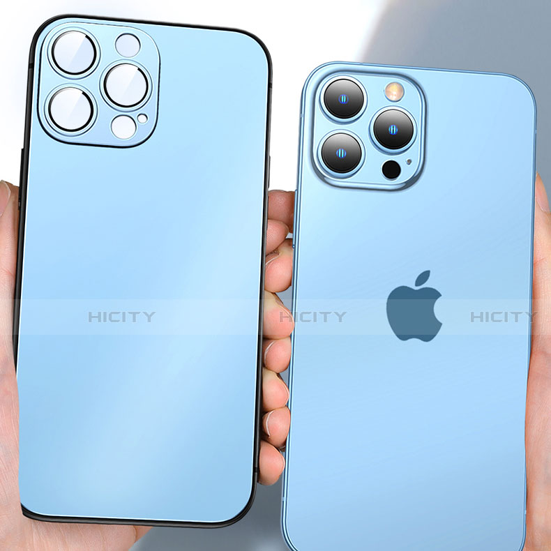 Funda Bumper Silicona y Plastico Mate Carcasa U01 para Apple iPhone 13 Pro