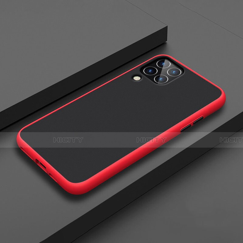 Funda Bumper Silicona y Plastico Mate Carcasa U01 para Huawei Nova 7i Rojo