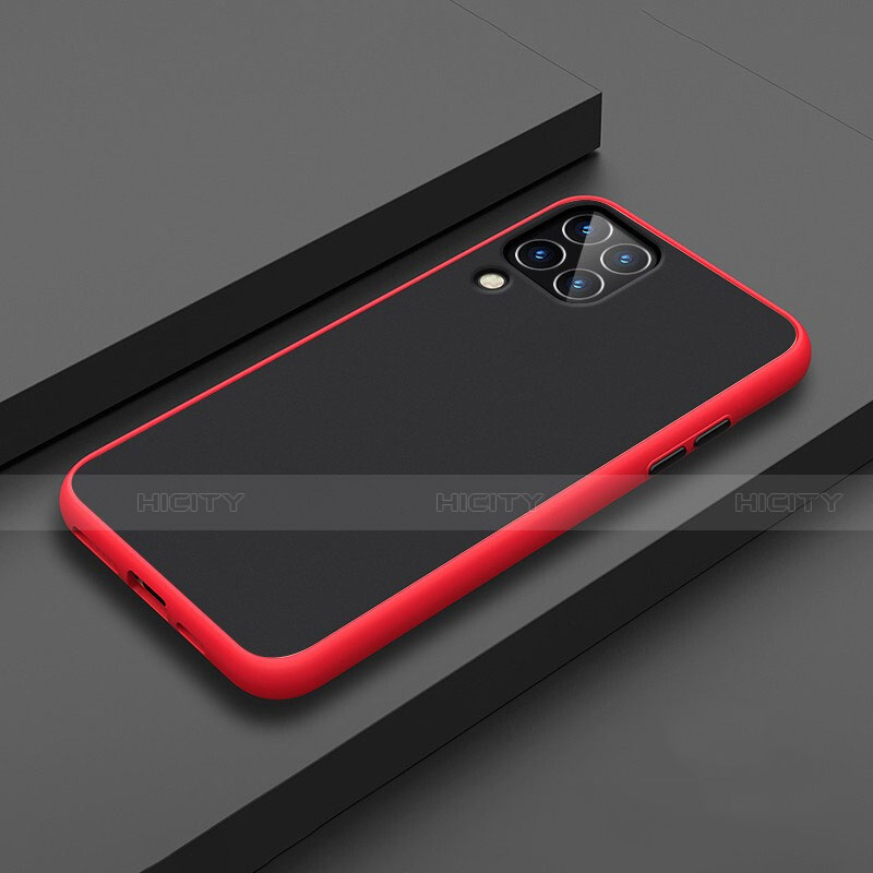 Funda Bumper Silicona y Plastico Mate Carcasa U01 para Huawei P40 Lite Rojo