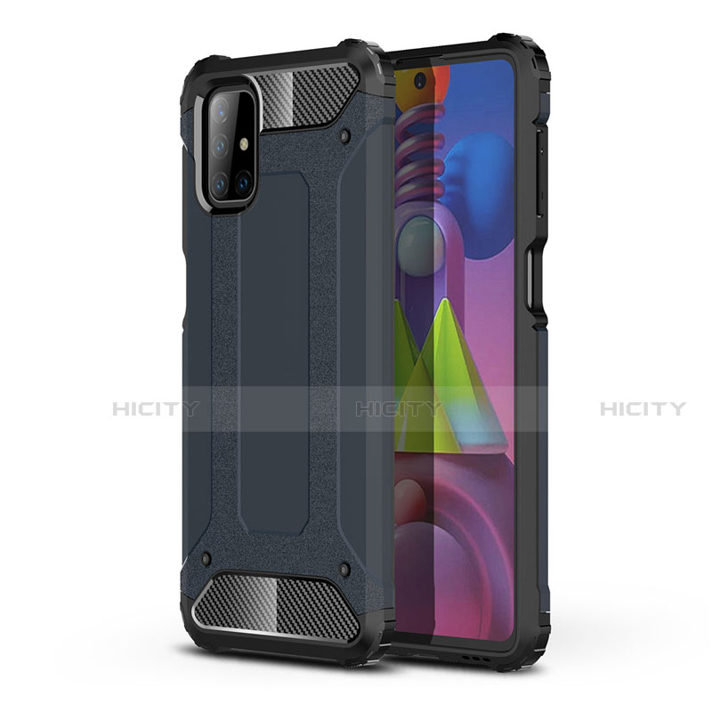 Funda Bumper Silicona y Plastico Mate Carcasa U01 para Samsung Galaxy M51