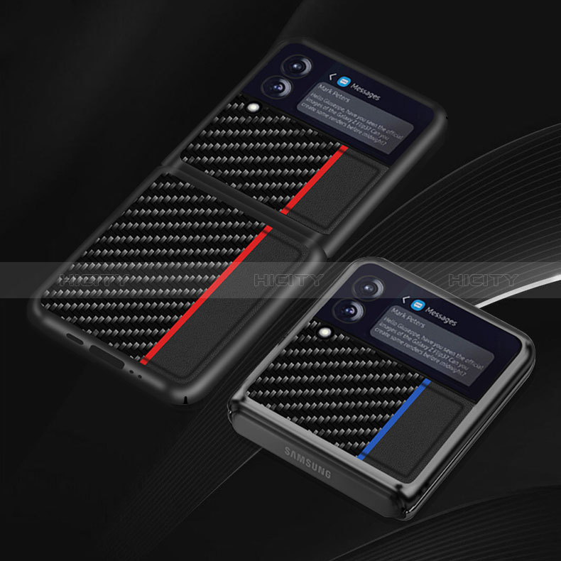 Funda Bumper Silicona y Plastico Mate Carcasa U01 para Samsung Galaxy Z Flip3 5G