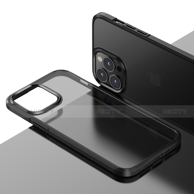 Funda Bumper Silicona y Plastico Mate Carcasa U04 para Apple iPhone 14 Pro